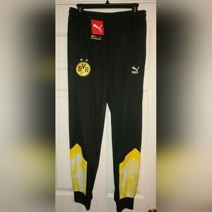 Puma Borussia Dortmund Iconic MCS Track Pants Men's Size Medium